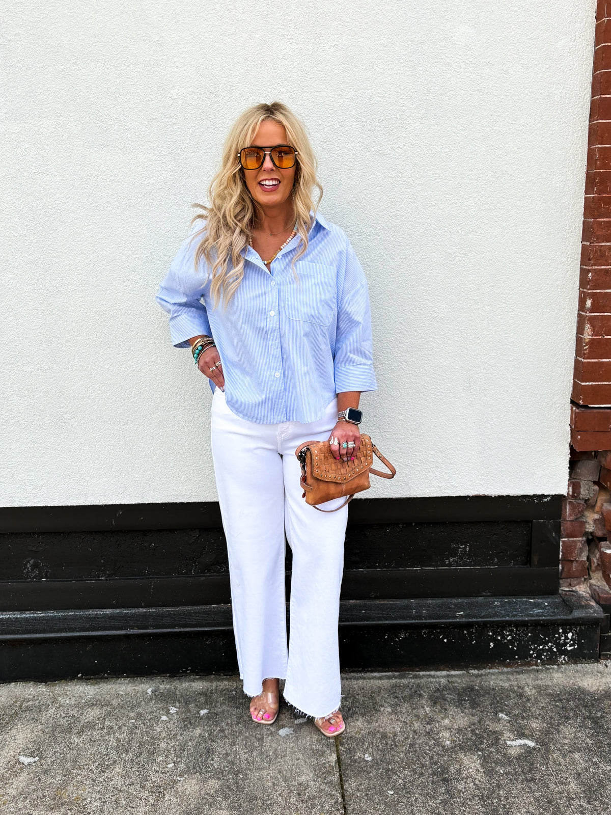 Blue Skies Button Down