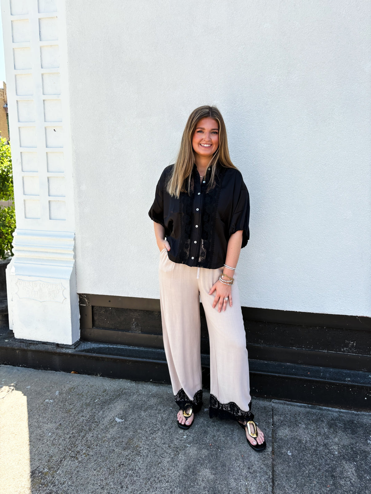 Sienna Satin Blouse