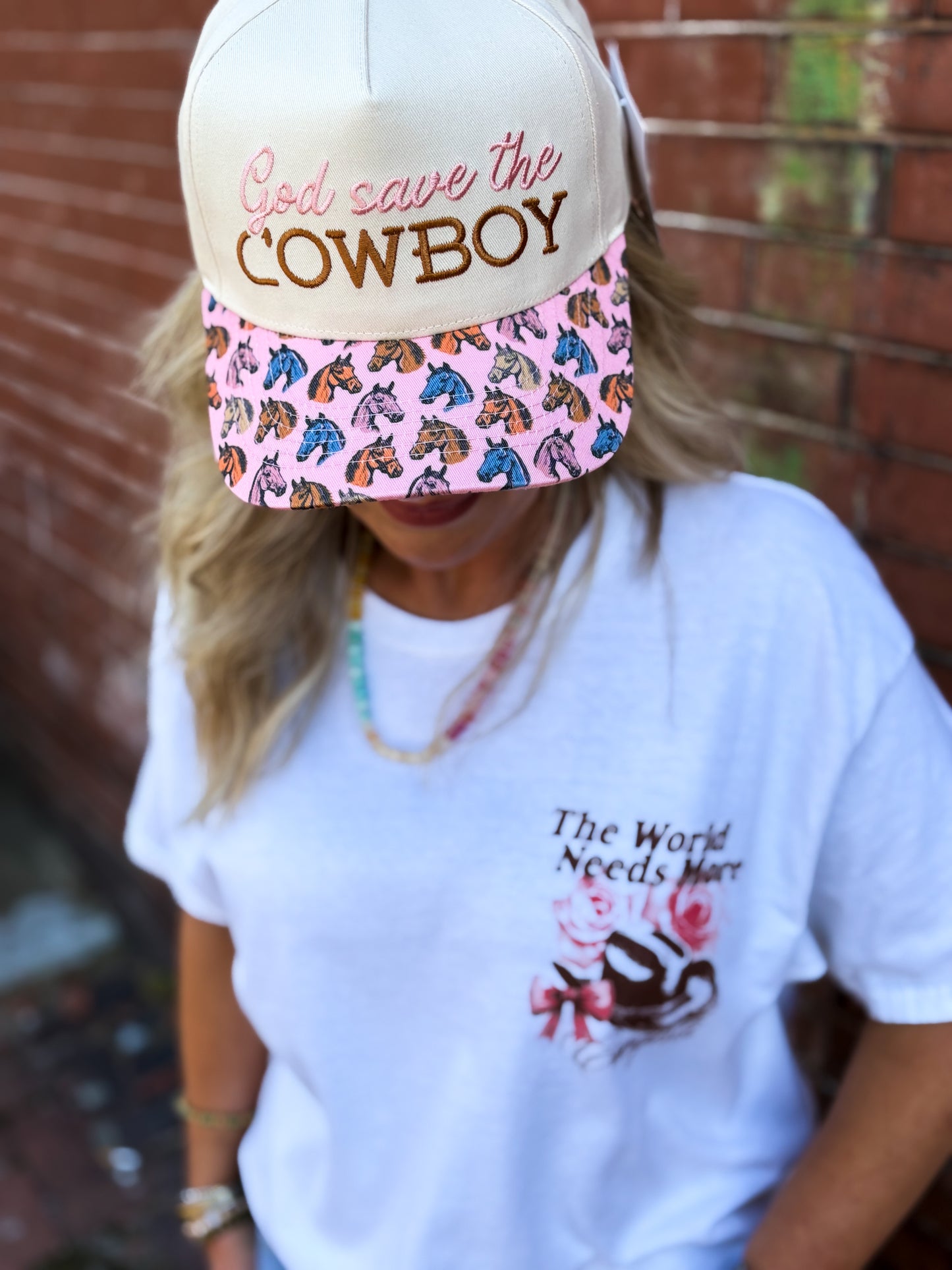 God Save the Cowboys Trucker