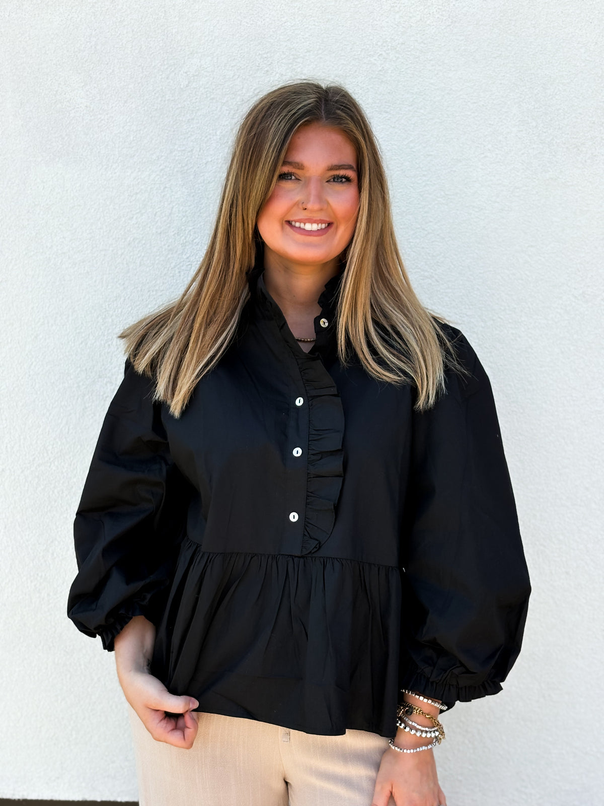 The Monroe Peplum Top