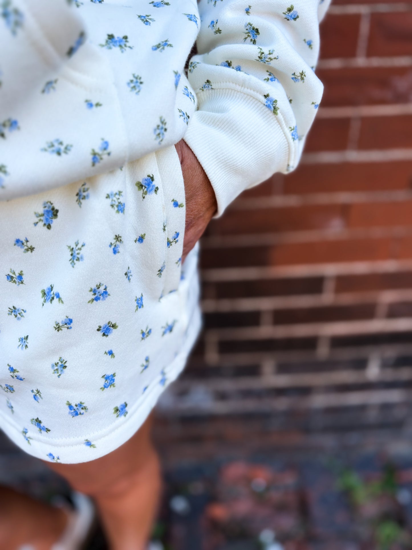 Timeless Blue Petals Shorts