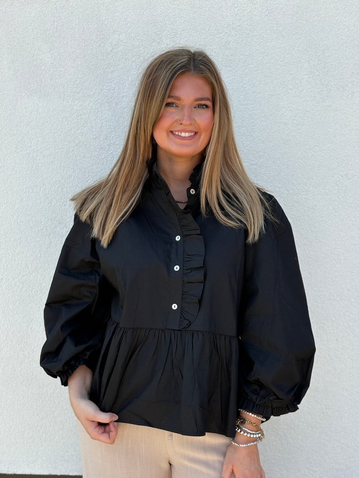The Monroe Peplum Top