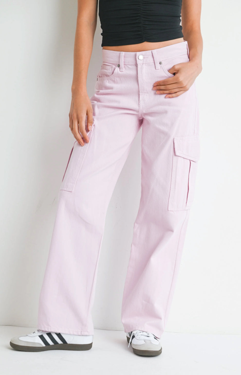 Pink Cargo Jeans