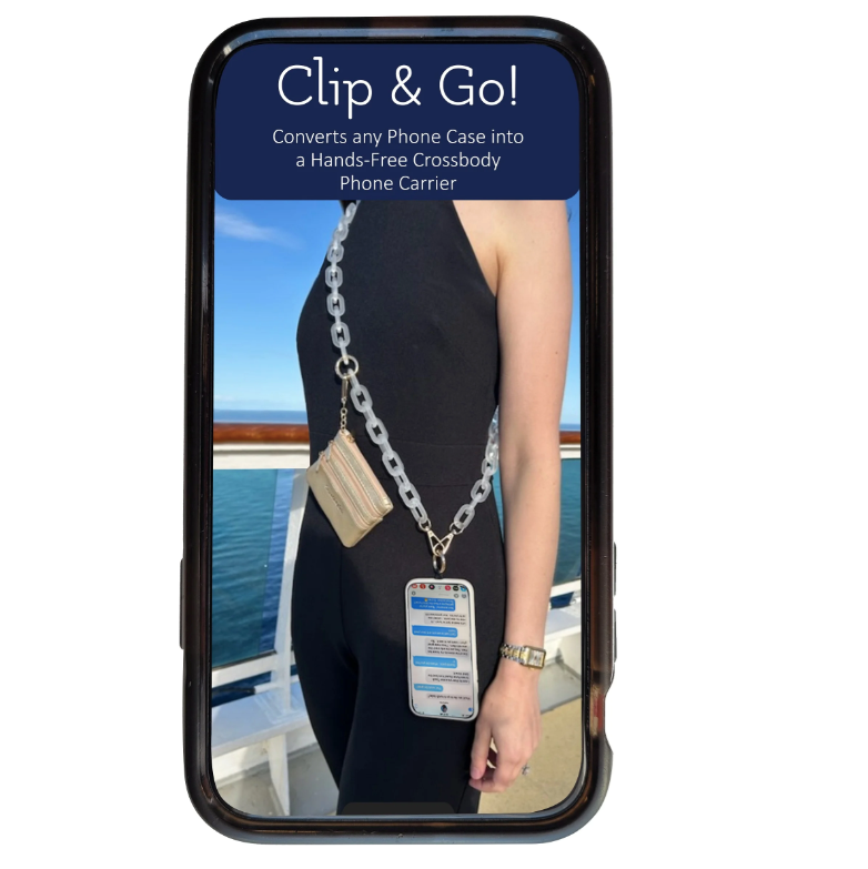 Clip & Go Crossbody- White
