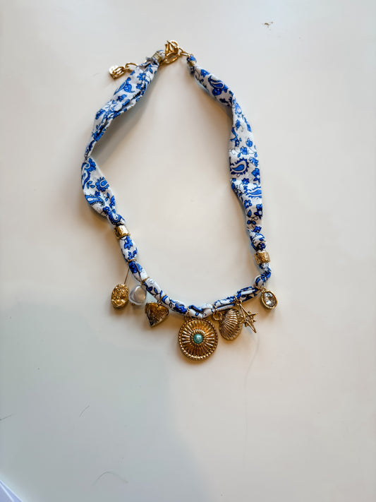 Paisley Bandana Necklace