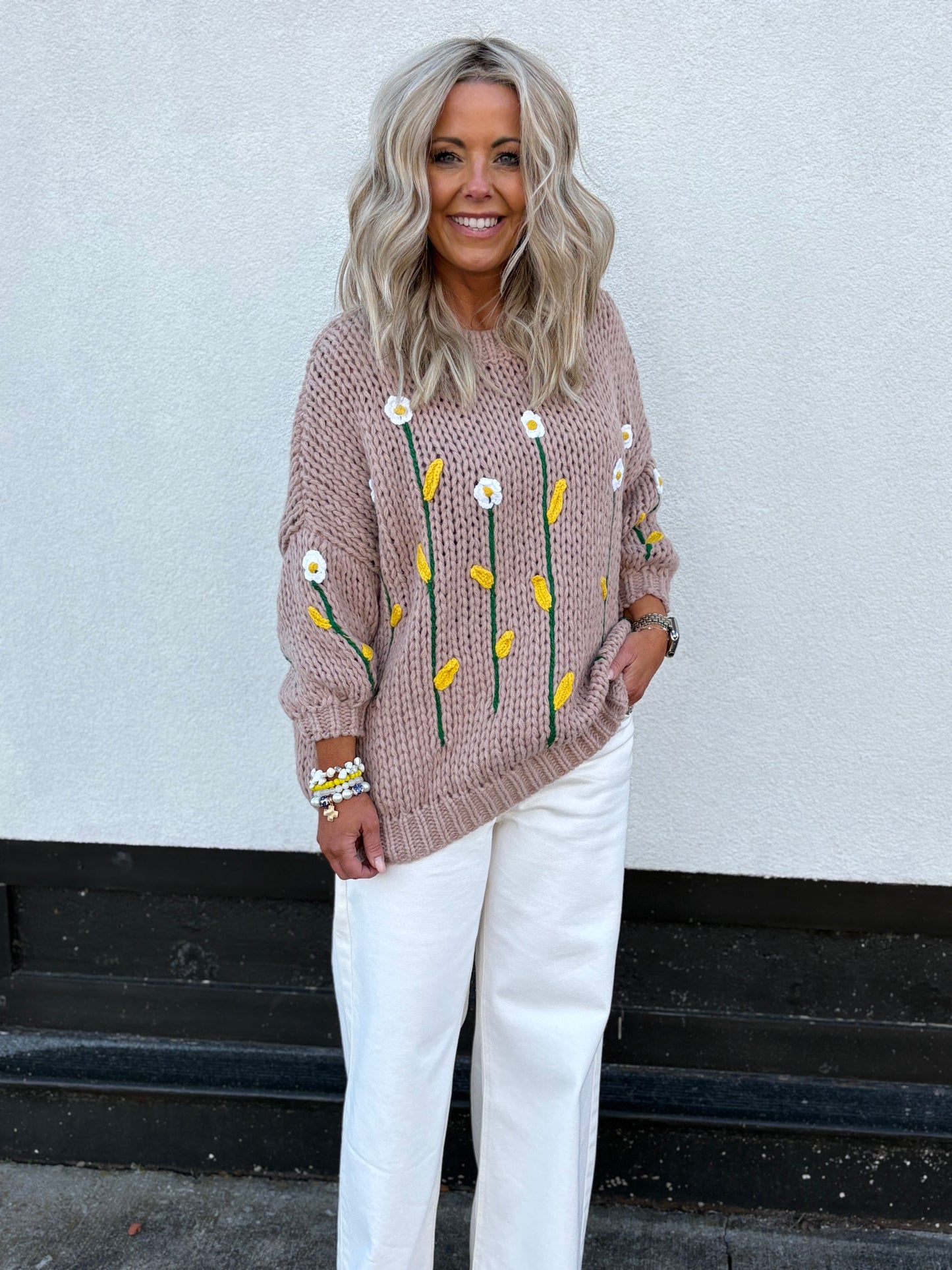 Pick Me Daisy Sweater