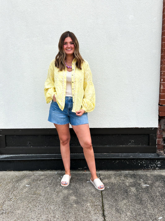 Butter Bloom Button Down