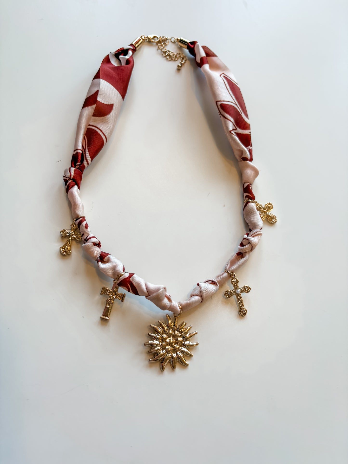 Cross Bandana Necklace