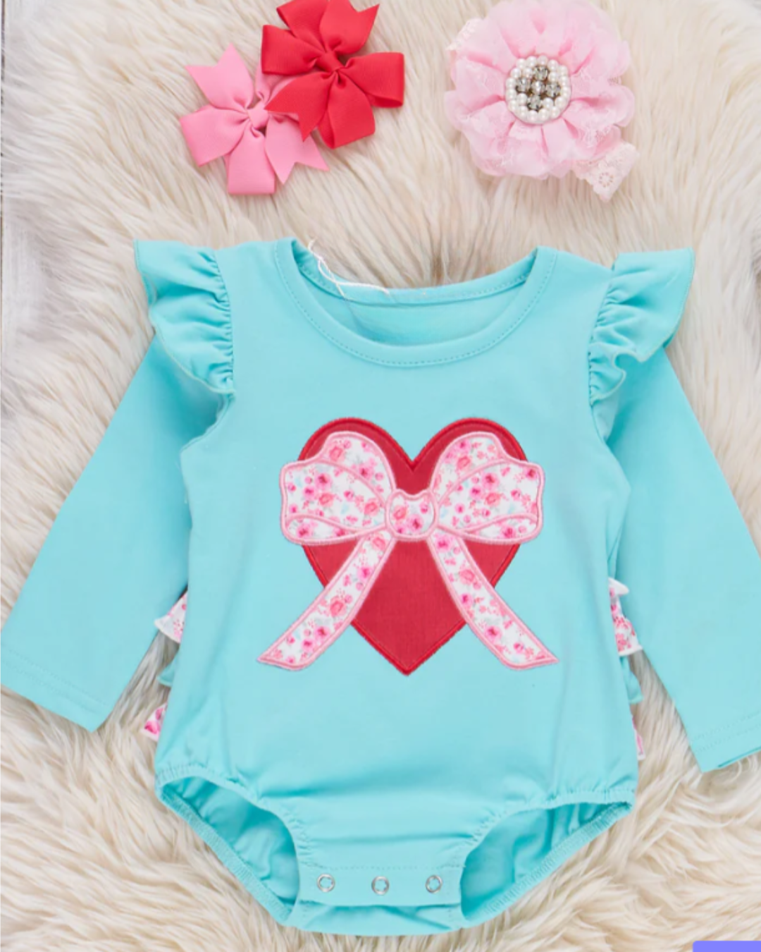 Blooming Heart Romper