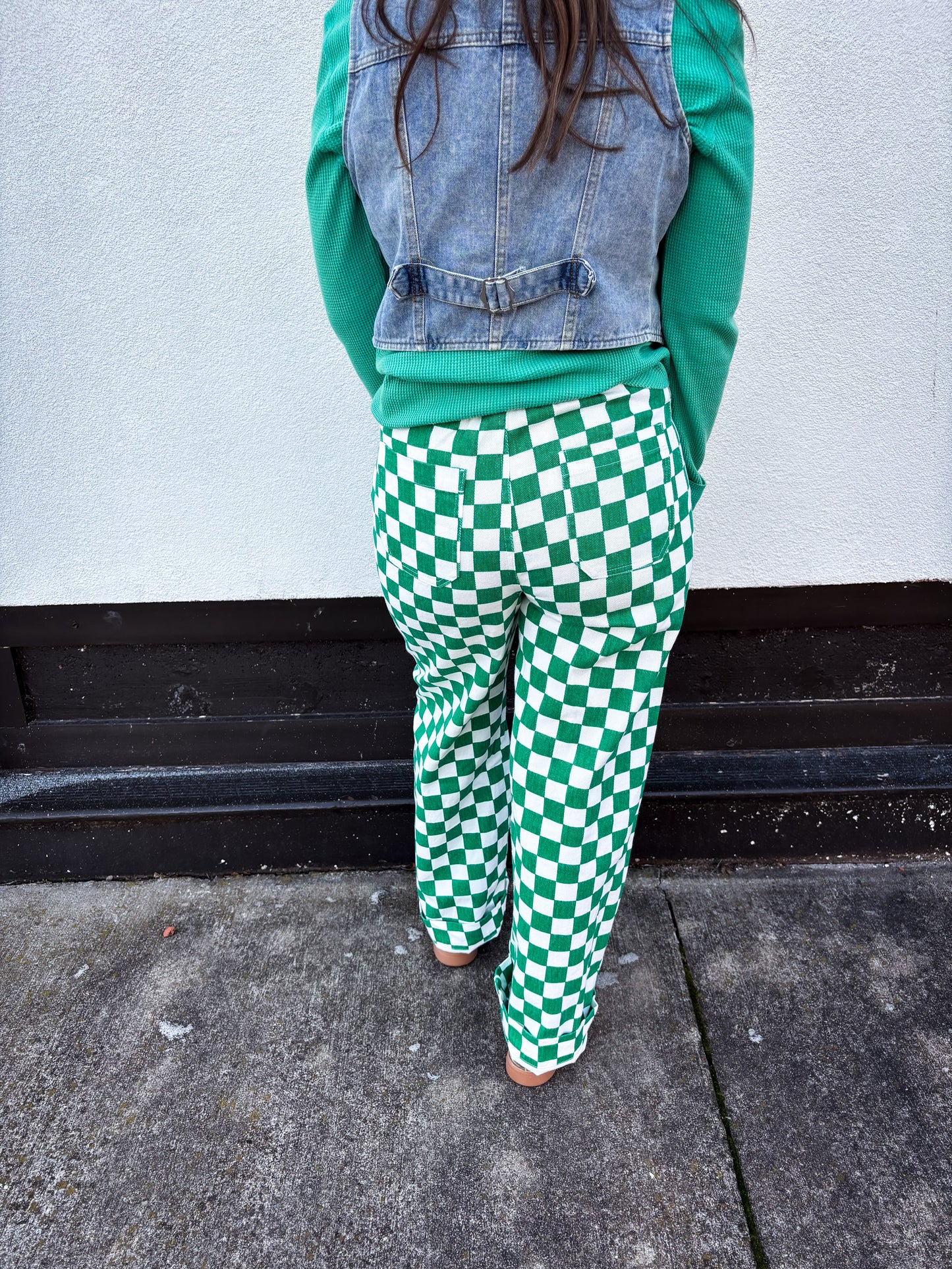 Check Me Out Jeans -Green