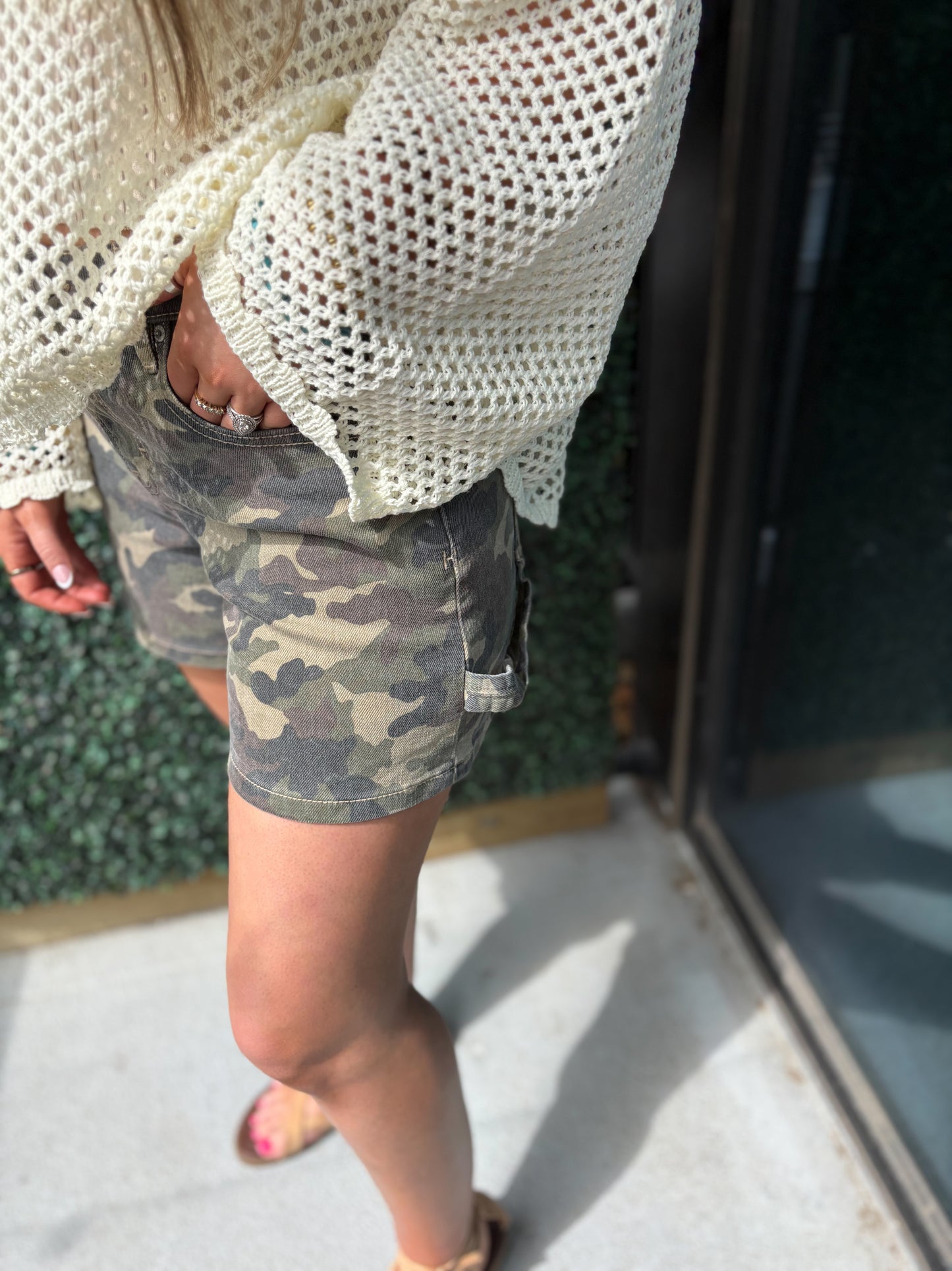 Camo & Co. Denim Shorts