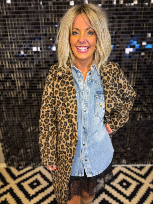 Leopard Luxe Coat