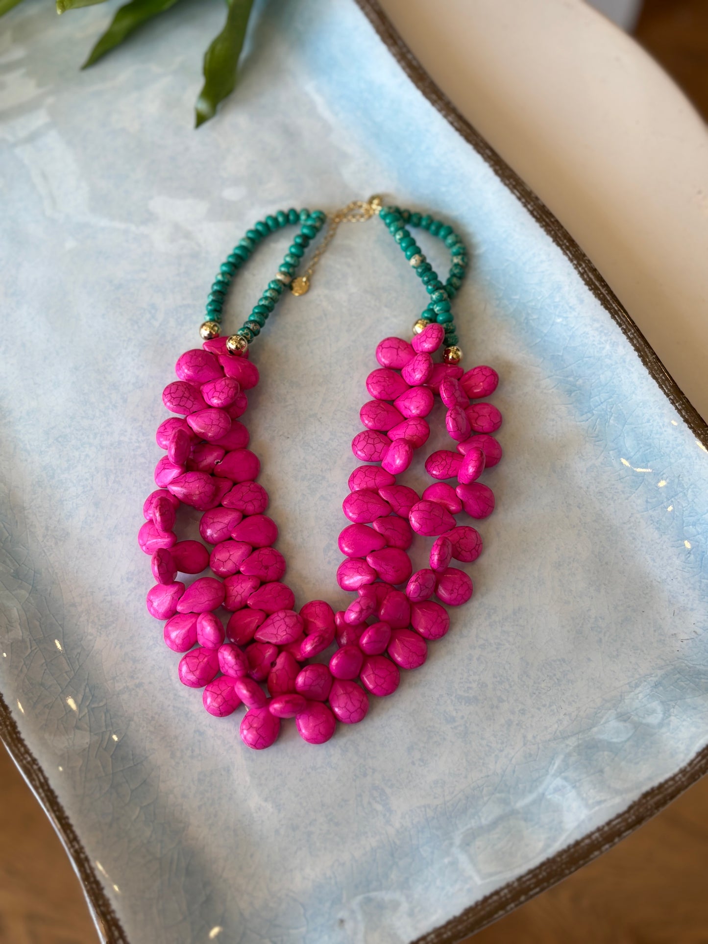 Pink Coast Glam Necklace