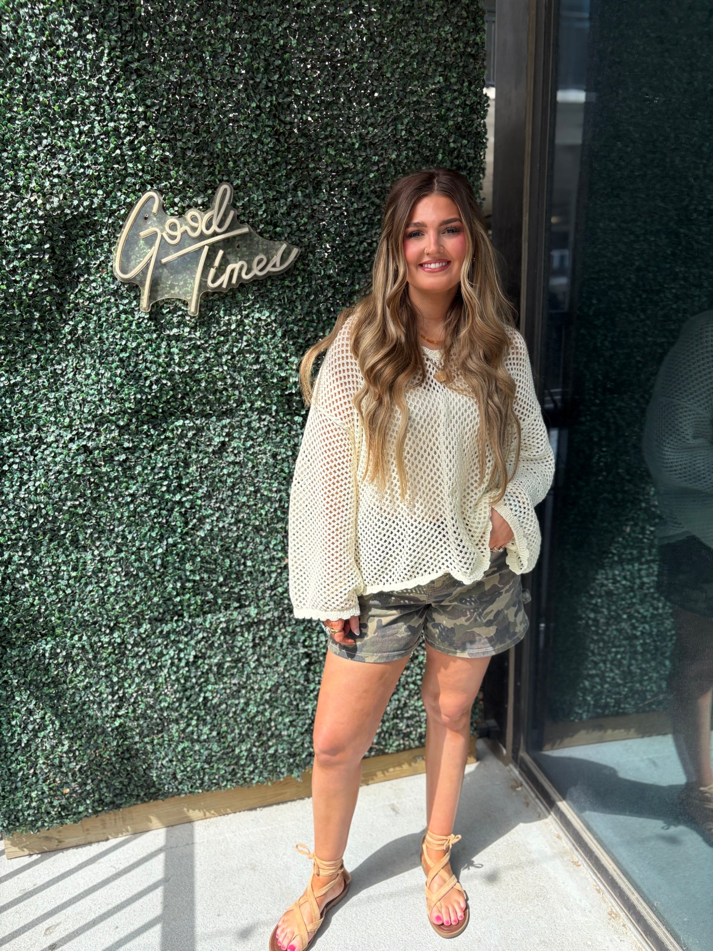 Camo & Co. Denim Shorts