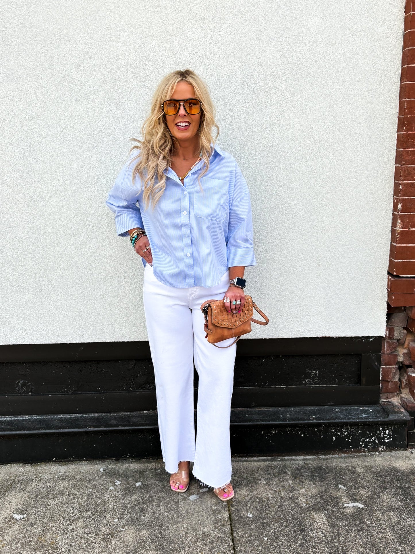 Blue Skies Button Down