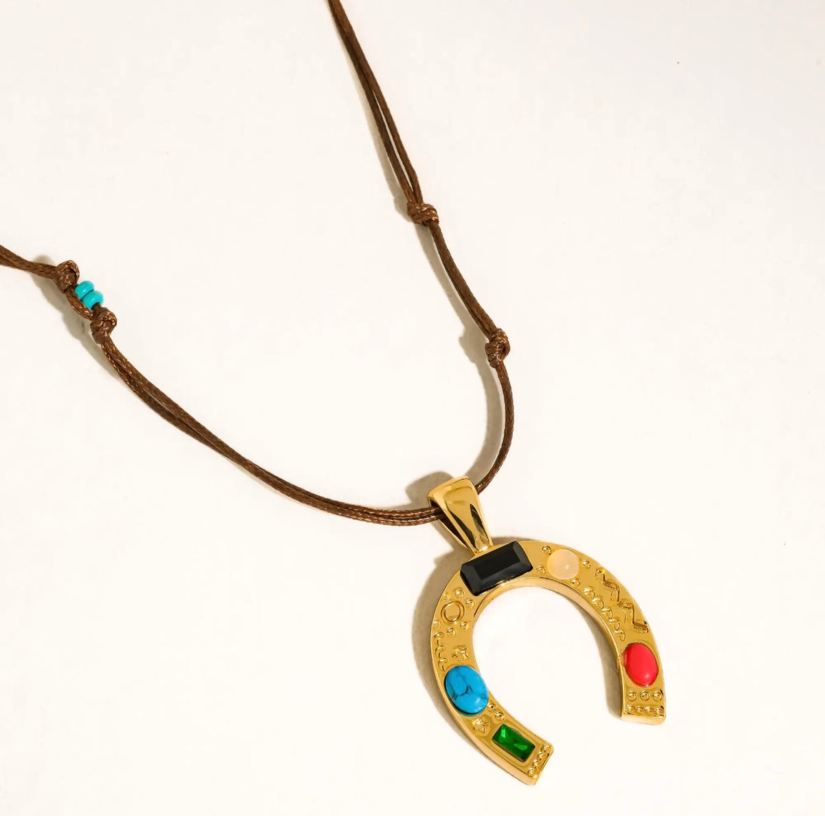 Statement Horseshoe Necklace
