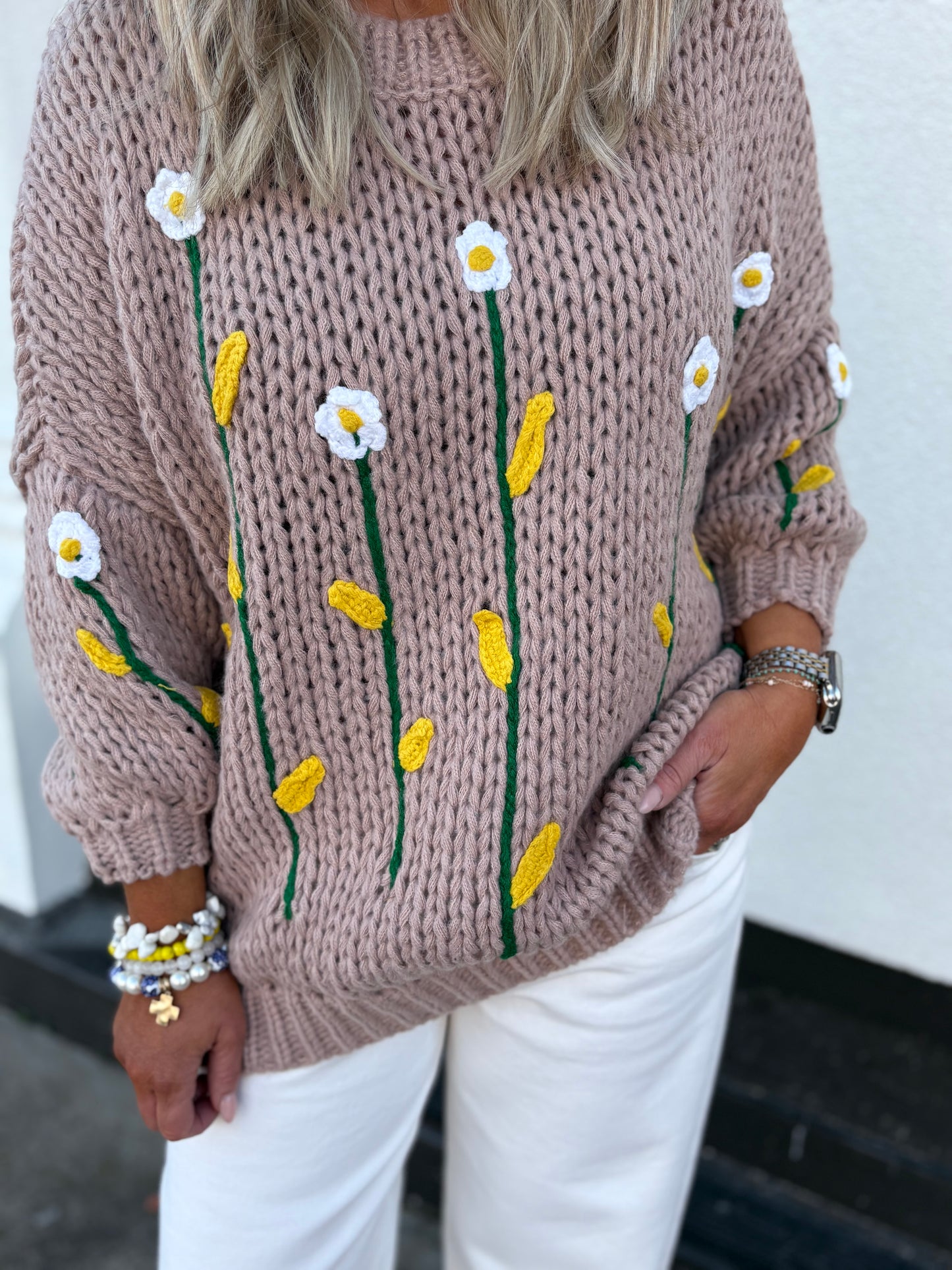 Pick Me Daisy Sweater