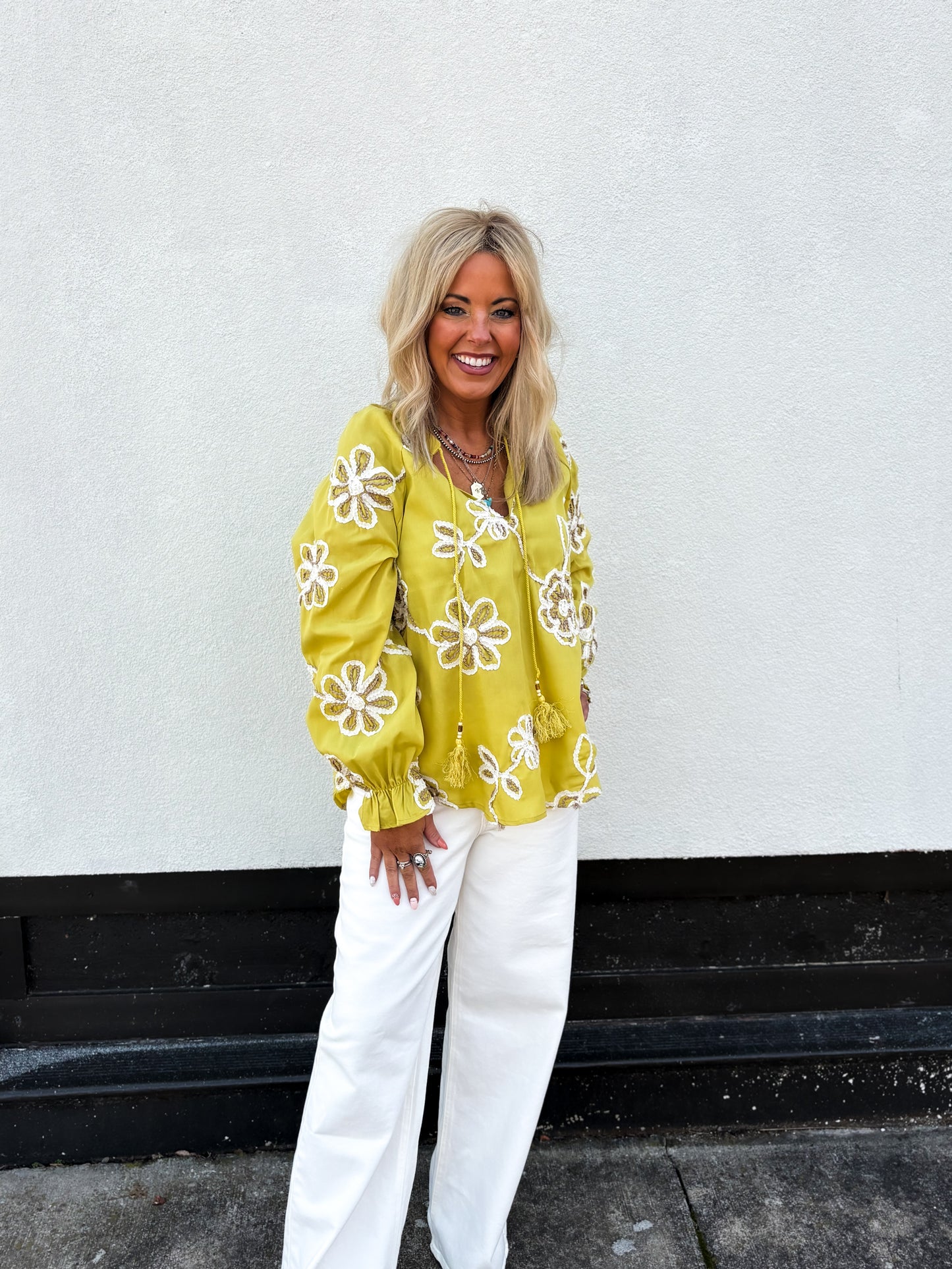 Petals & Poise Blouse
