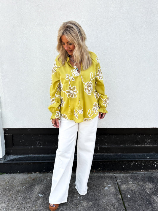 Petals & Poise Blouse