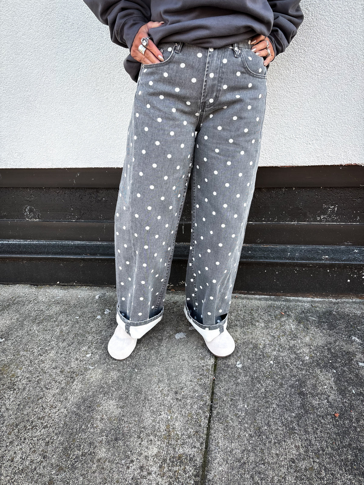 Darcy Dot Denim