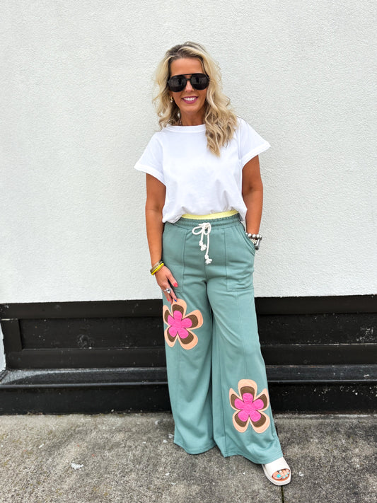 Sage Bloom Pants
