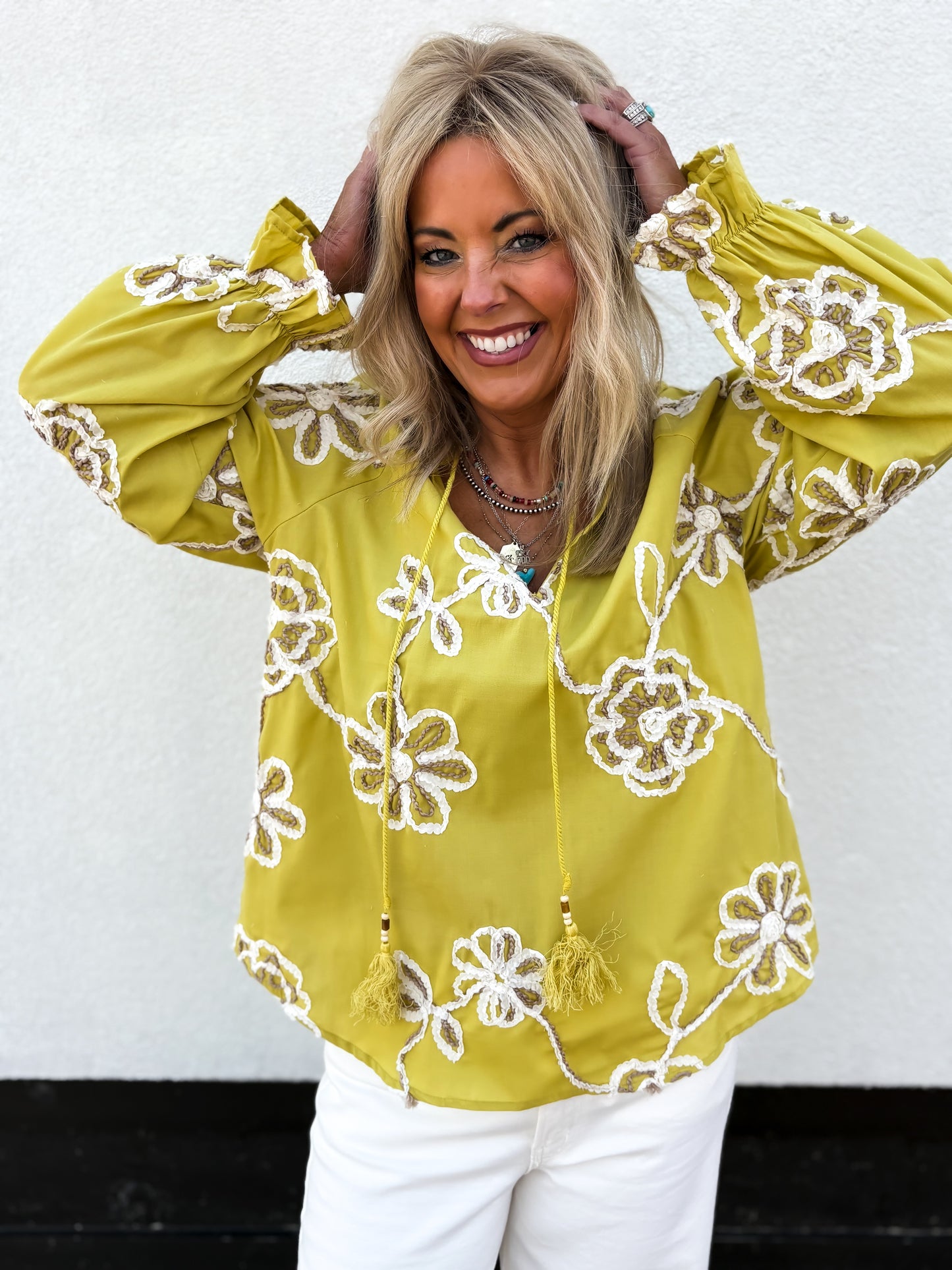 Petals & Poise Blouse
