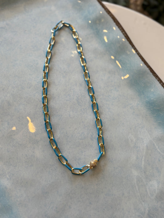 Dakota Eclectic Blue Necklace