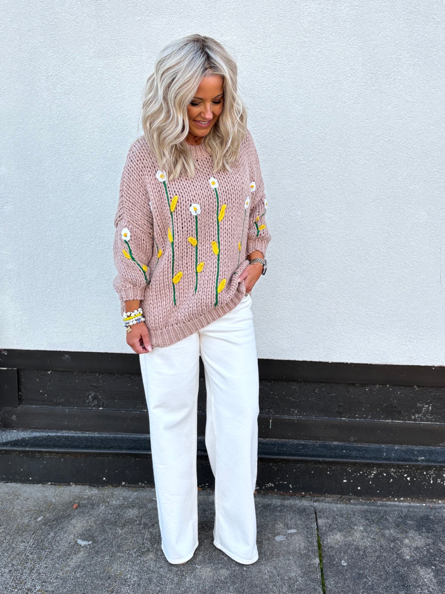 Pick Me Daisy Sweater
