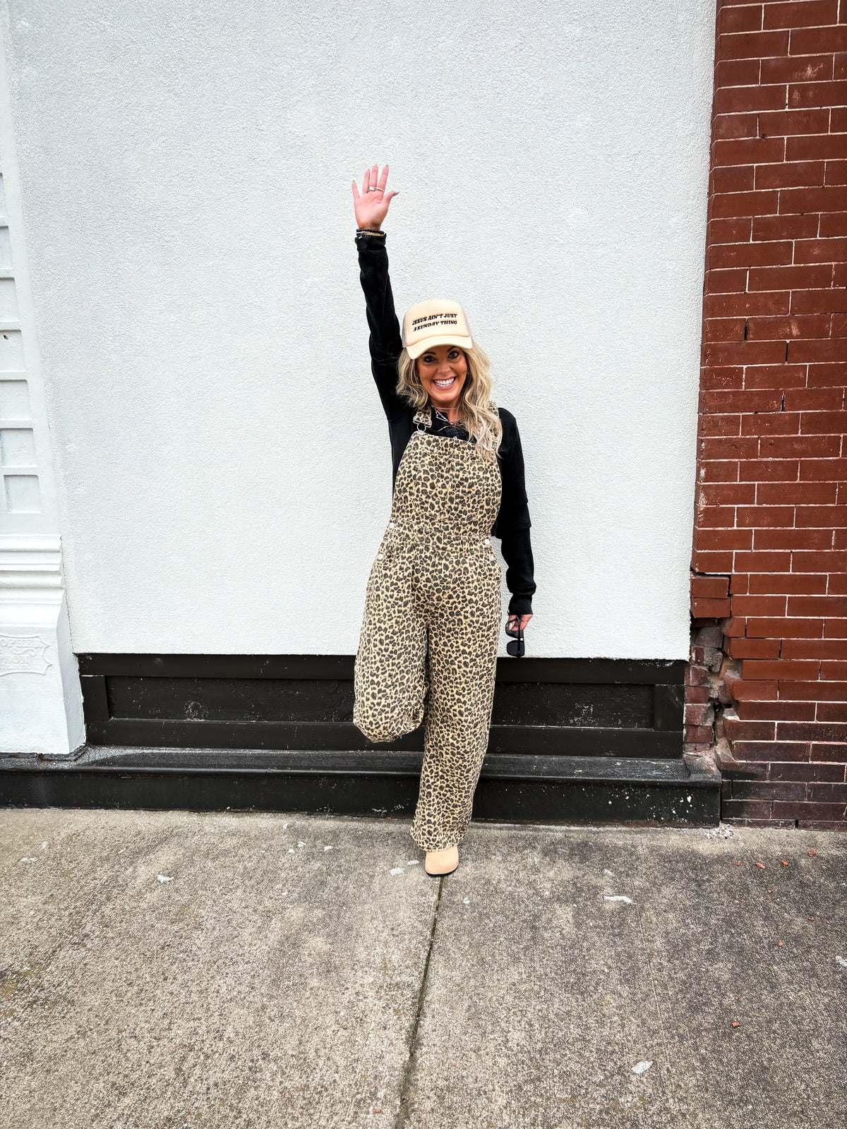 Just My Style Leopard Overalls