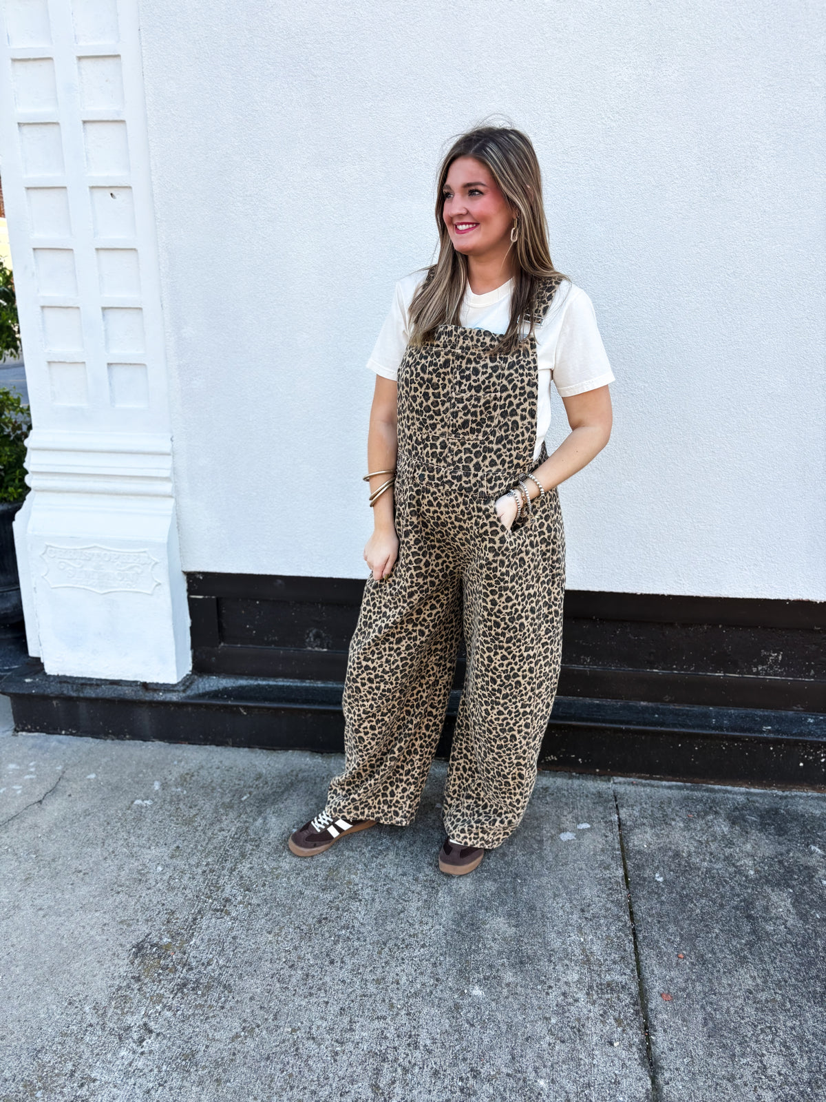 Just My Style Leopard Overalls