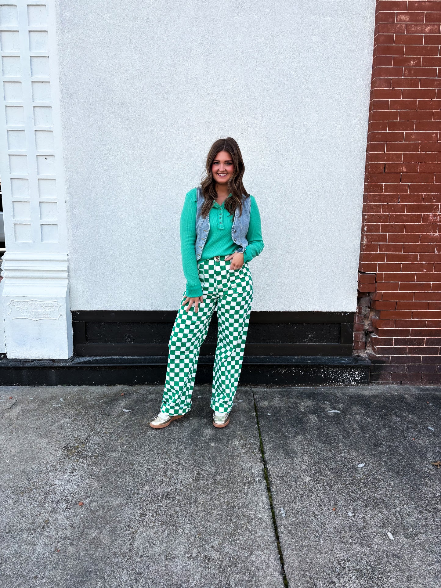 Check Me Out Jeans -Green