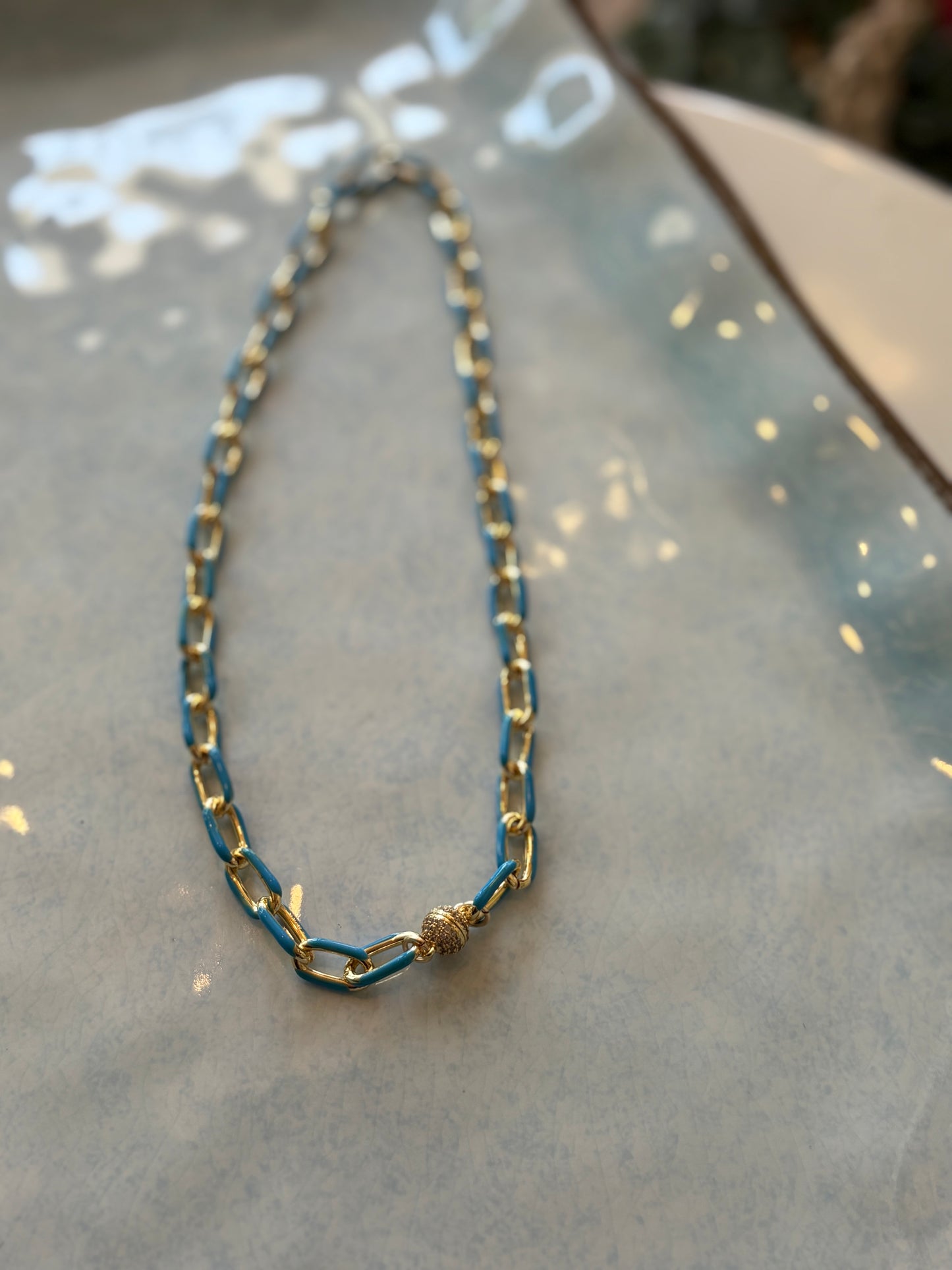 Dakota Eclectic Blue Necklace