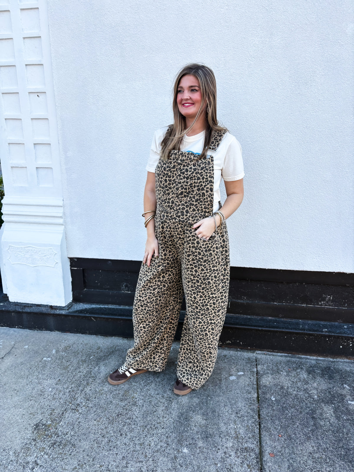 Just My Style Leopard Overalls