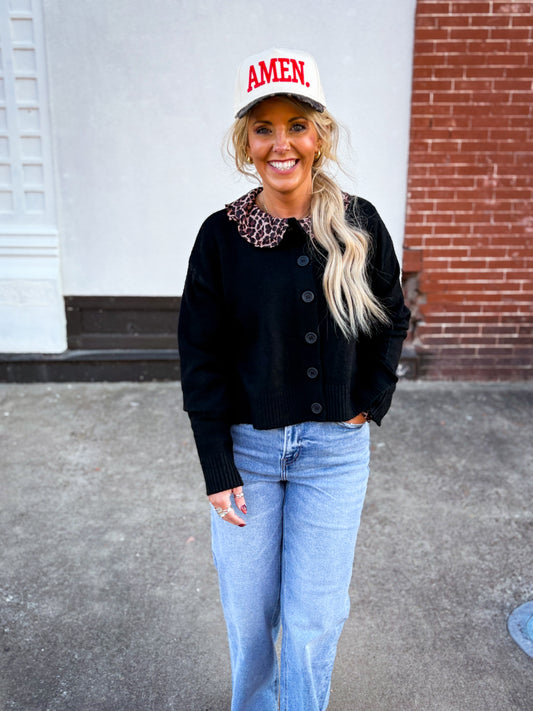 Classic Cardigan in Black