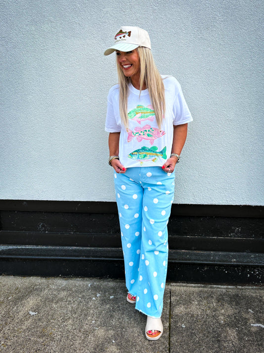 Girly Fisherman Graphic Tee