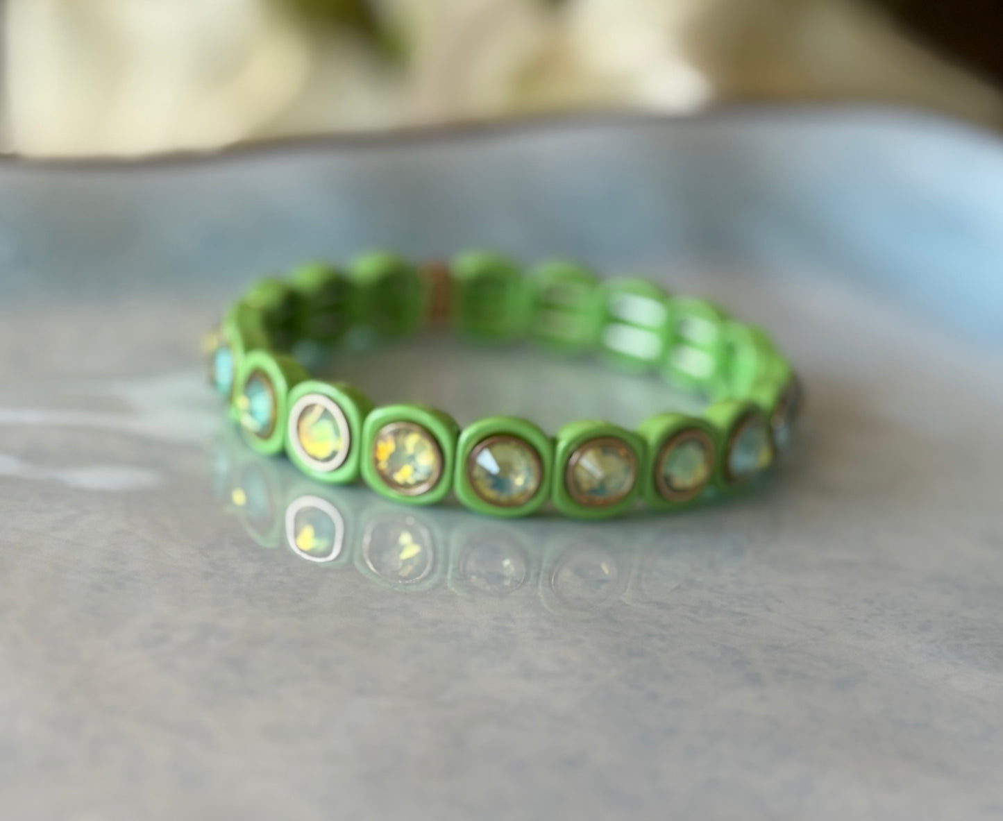 Poppy Green Bracelet
