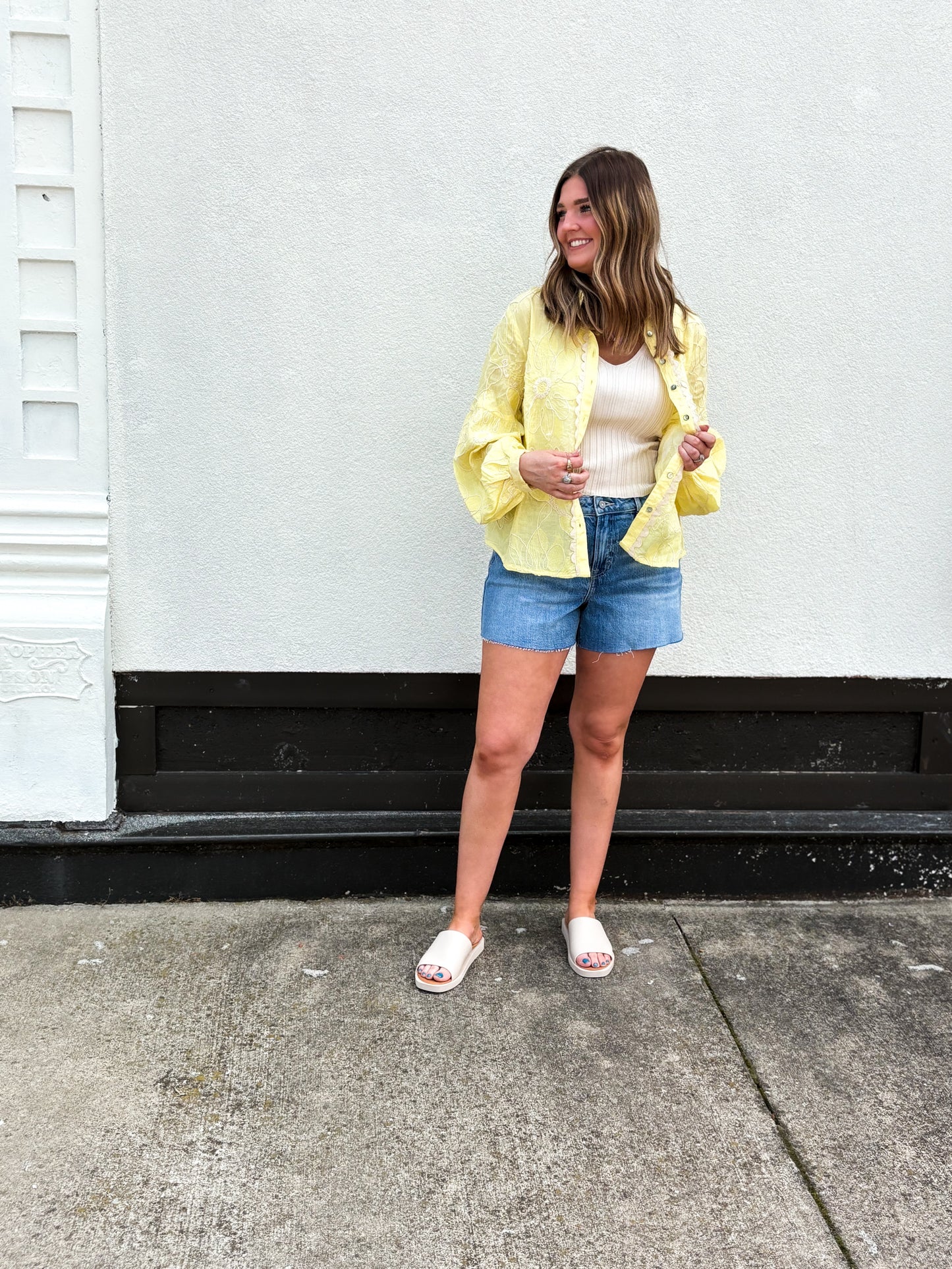 Butter Bloom Button Down