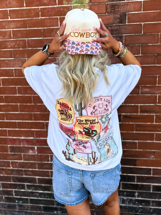 God Save the Cowboys Trucker