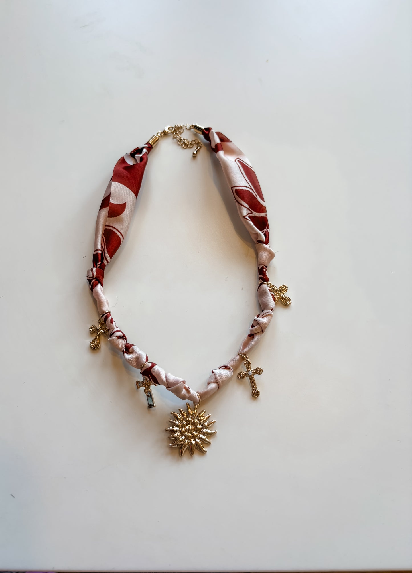 Cross Bandana Necklace