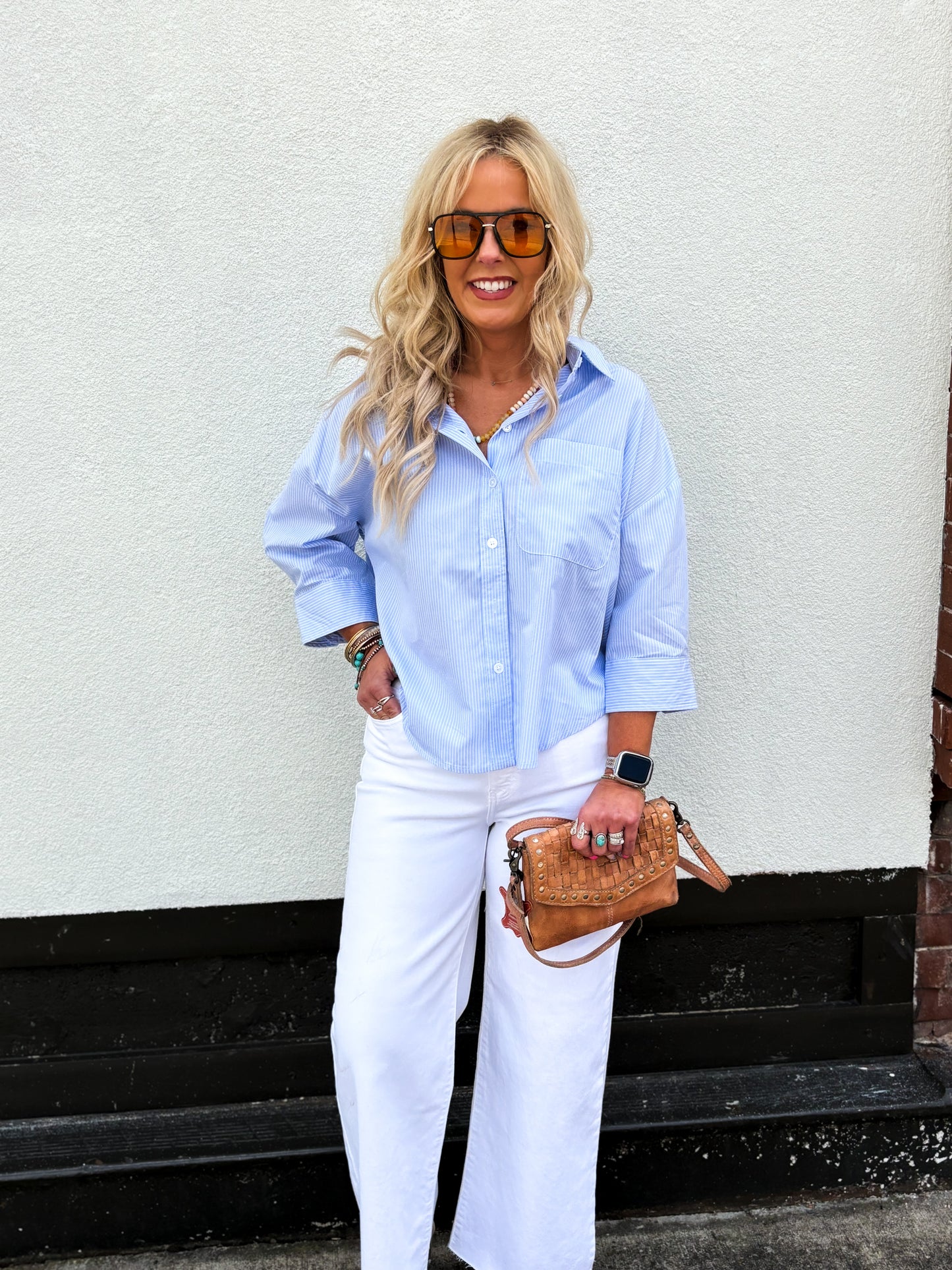 Blue Skies Button Down