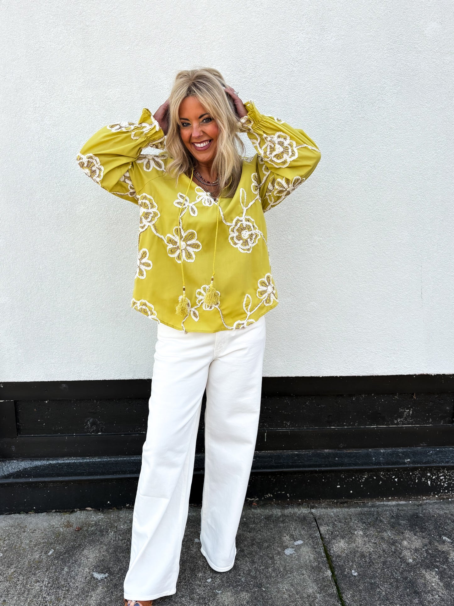 Petals & Poise Blouse