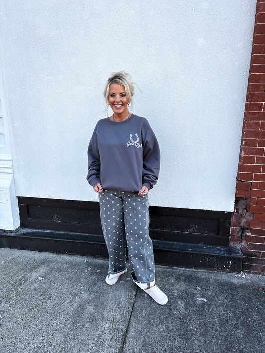 Darcy Dot Denim
