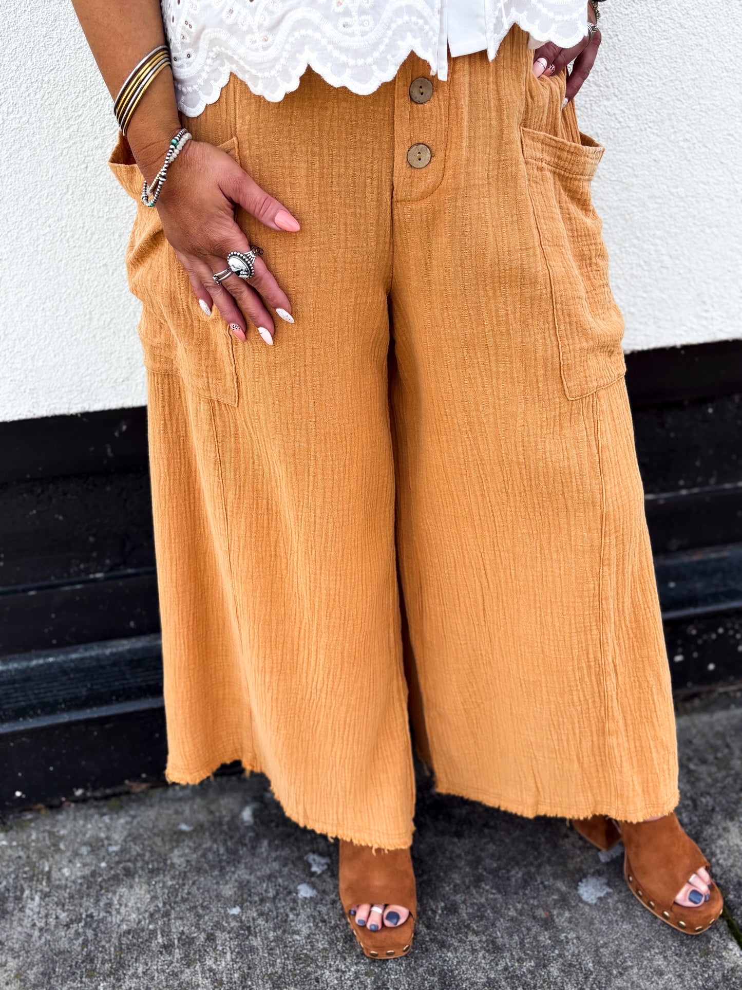 Golden Hour Wide Legs