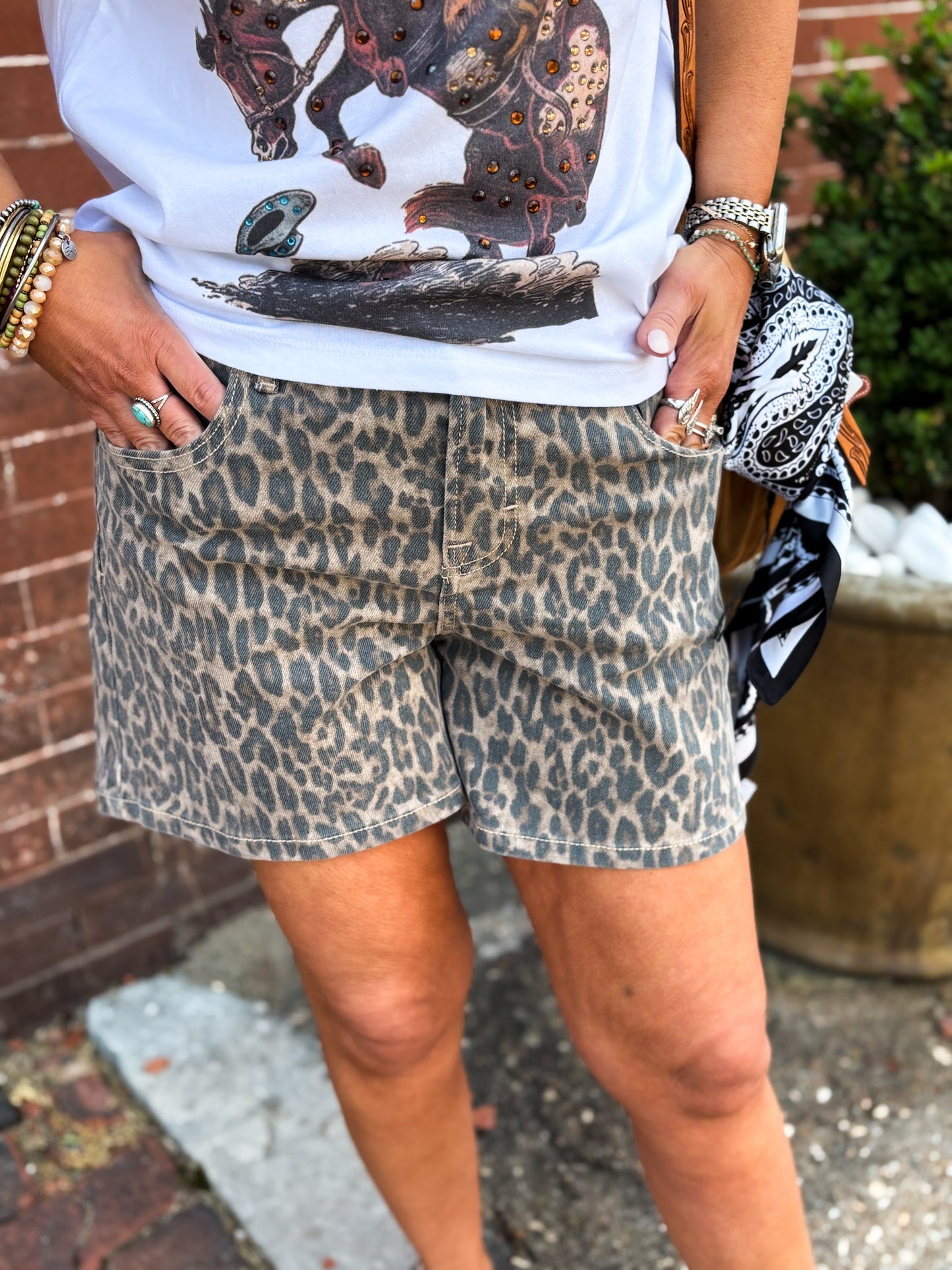 Leopard Luxe Shorts