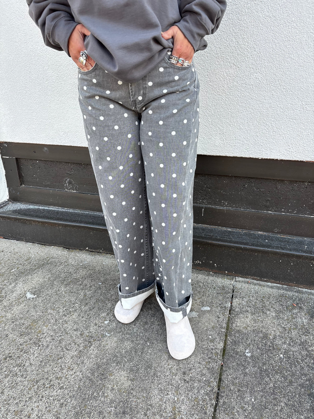 Darcy Dot Denim