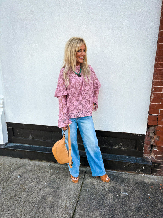 The Rosewood Lace Top