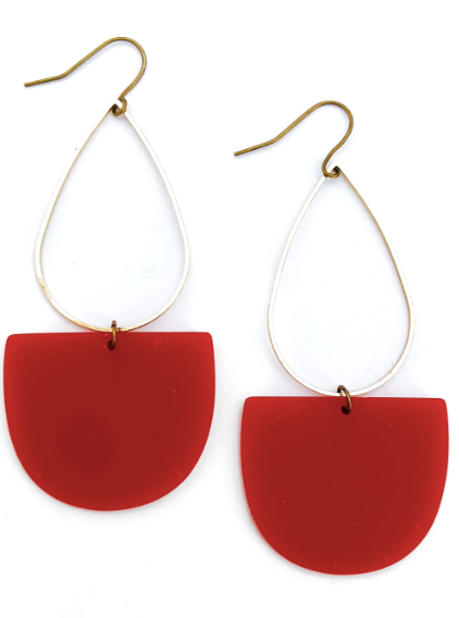 Emmy Earring Red