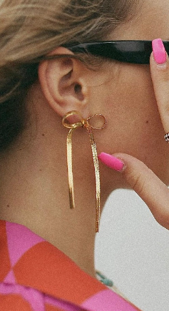 Irene Bow Earring
