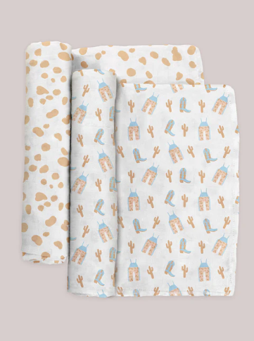 Howdy Partner Swaddle Set