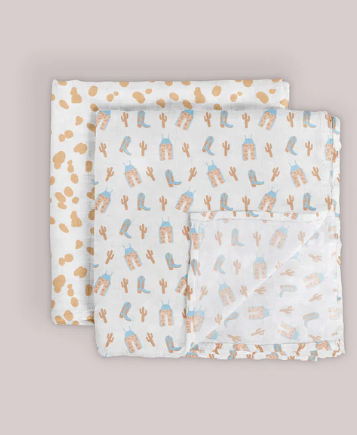 Howdy Partner Swaddle Set